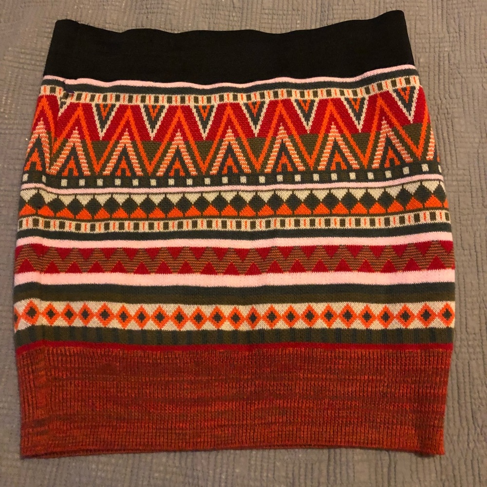Cute knit mini skirt size S/M